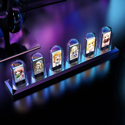 RGB Tube Clock with App Control and Custom Display