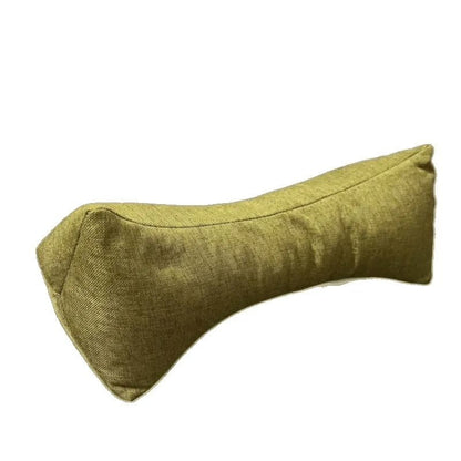 Natural Buckwheat Hull Cervical Pillow Triangular Neck Support for Traction Stretching and Fatigue Relief
