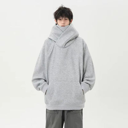 UrbanNinja High-Neck Harajuku Sweatshirt
