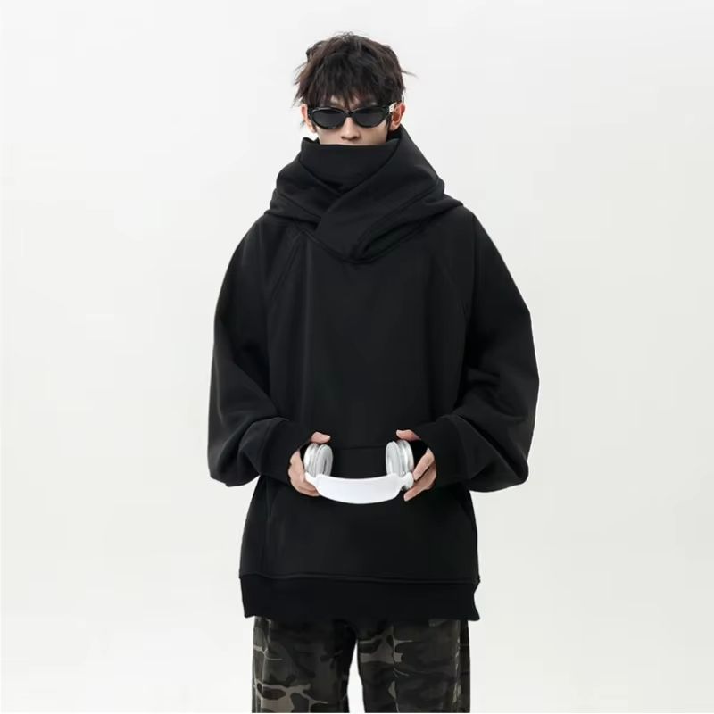 UrbanNinja High-Neck Harajuku Sweatshirt