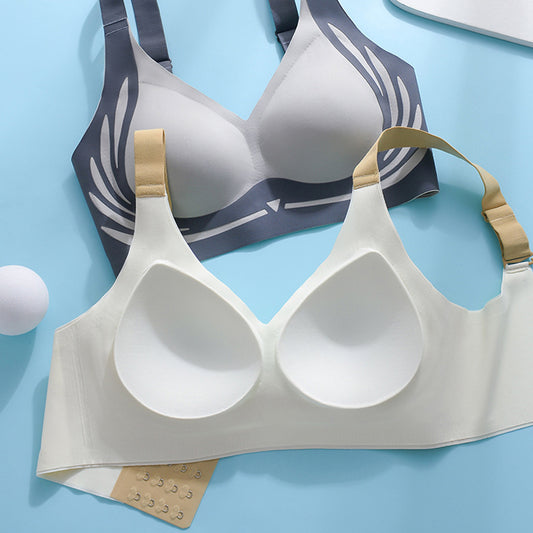 Wireless Push Up Bra for Women, Anti Sagging Seamless Sports Support Bra