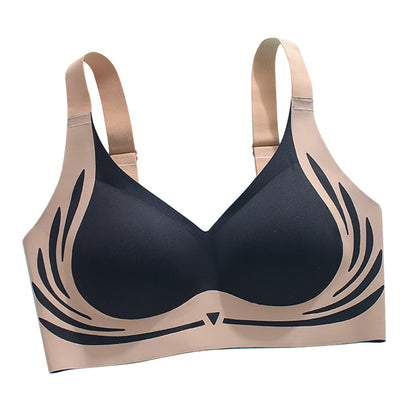 Wireless Push Up Bra for Women, Anti Sagging Seamless Sports Support Bra