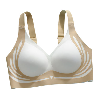 Wireless Push Up Bra for Women, Anti Sagging Seamless Sports Support Bra
