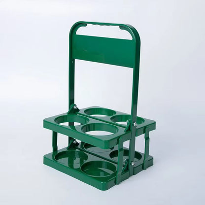 Portable Foldable Beer & Beverage Rack – Durable Cup Organizer and Bottle Holder for Parties & Travel