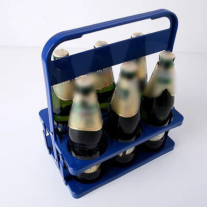 Portable Foldable Beer & Beverage Rack – Durable Cup Organizer and Bottle Holder for Parties & Travel
