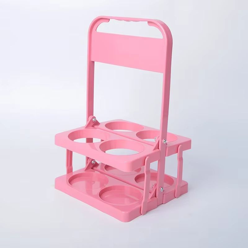 Portable Foldable Beer & Beverage Rack – Durable Cup Organizer and Bottle Holder for Parties & Travel