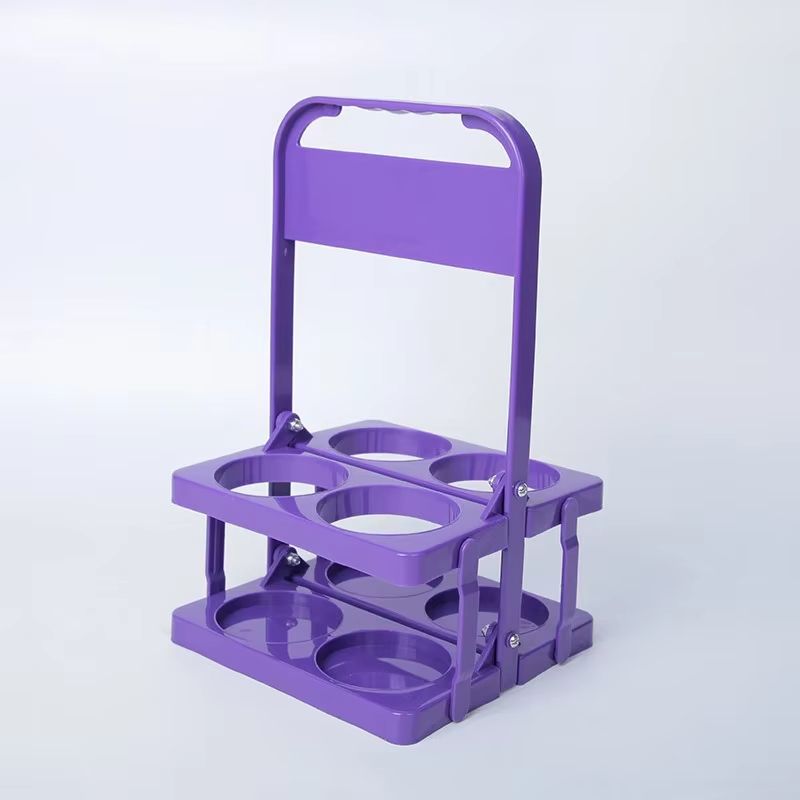 Portable Foldable Beer & Beverage Rack – Durable Cup Organizer and Bottle Holder for Parties & Travel