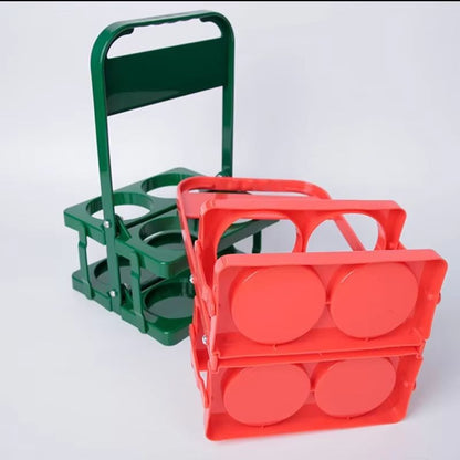 Portable Foldable Beer & Beverage Rack – Durable Cup Organizer and Bottle Holder for Parties & Travel