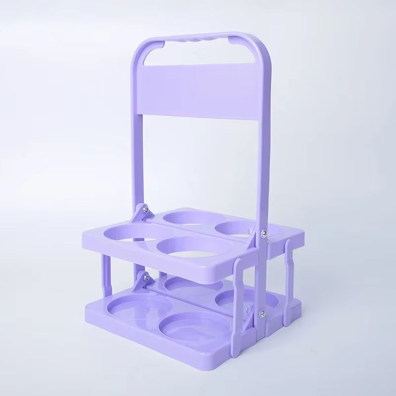 Portable Foldable Beer & Beverage Rack – Durable Cup Organizer and Bottle Holder for Parties & Travel