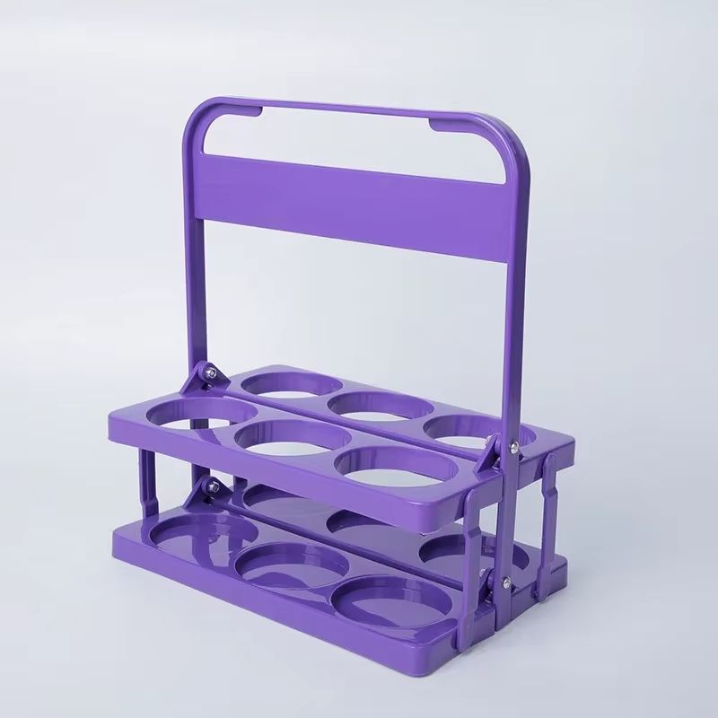 Portable Foldable Beer & Beverage Rack – Durable Cup Organizer and Bottle Holder for Parties & Travel
