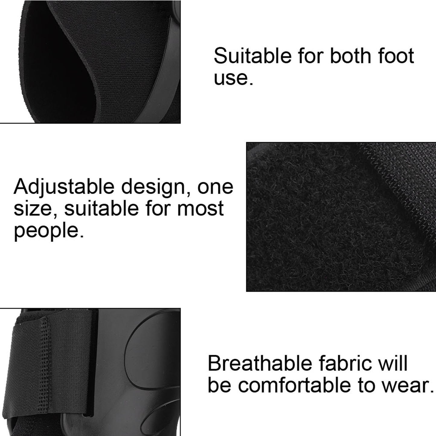 Compression Ankle Support Brace, Breathable Foot Guard Strap, Elastic Ankle Support, Foot Brace Black, Support Strap