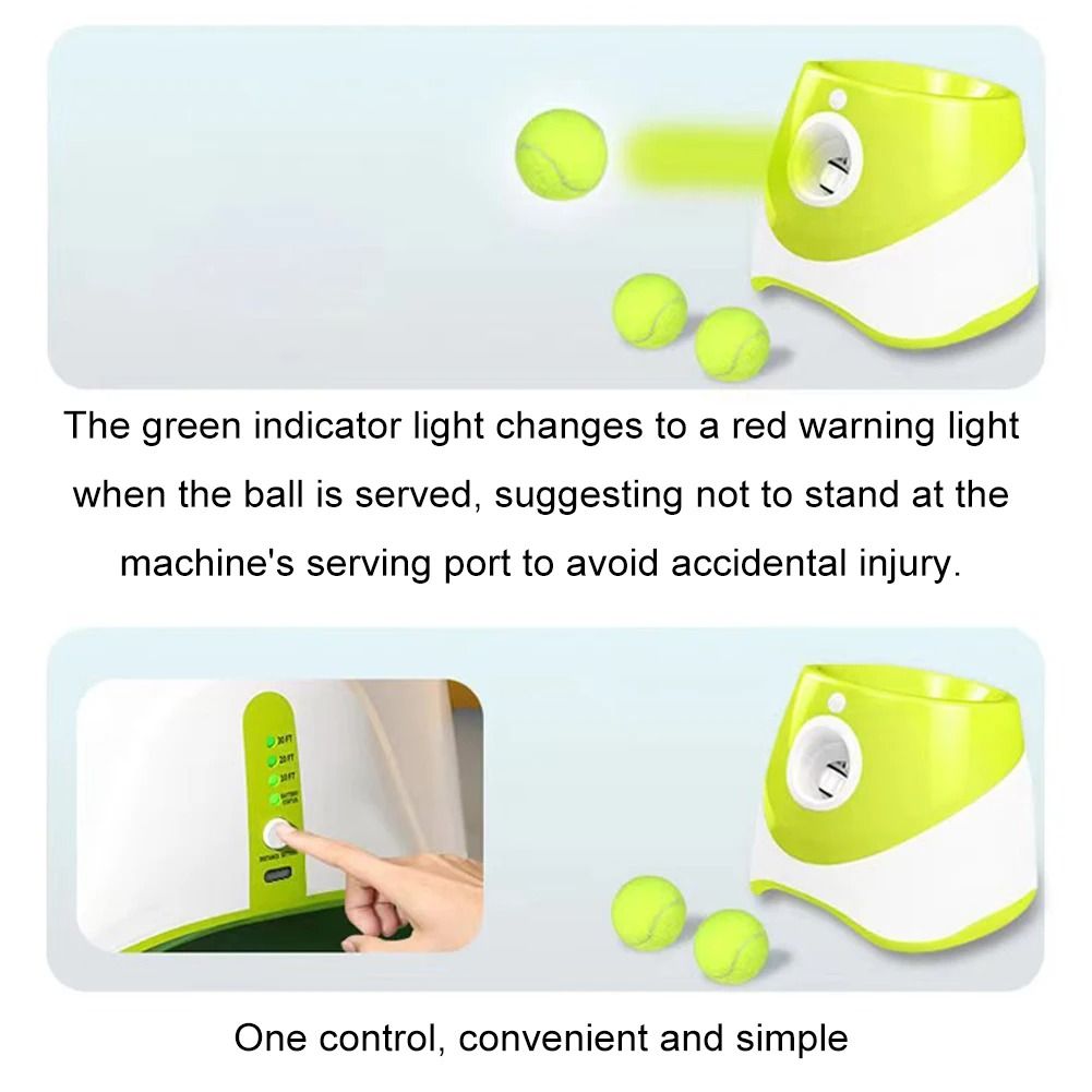 Rechargeable Automatic Tennis Ball Launcher for Dogs
