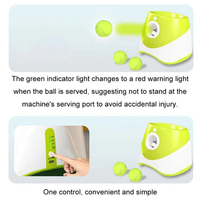 Rechargeable Automatic Tennis Ball Launcher for Dogs