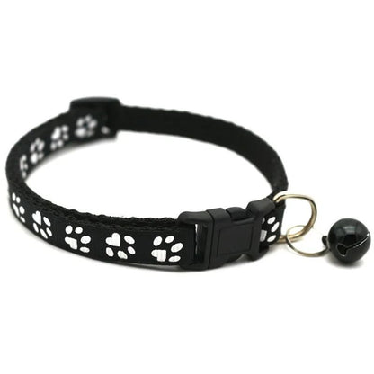 Rainbow Flower Cat Collar with Bell Adjustable Lace Necklace for Kittens and Small Dogs