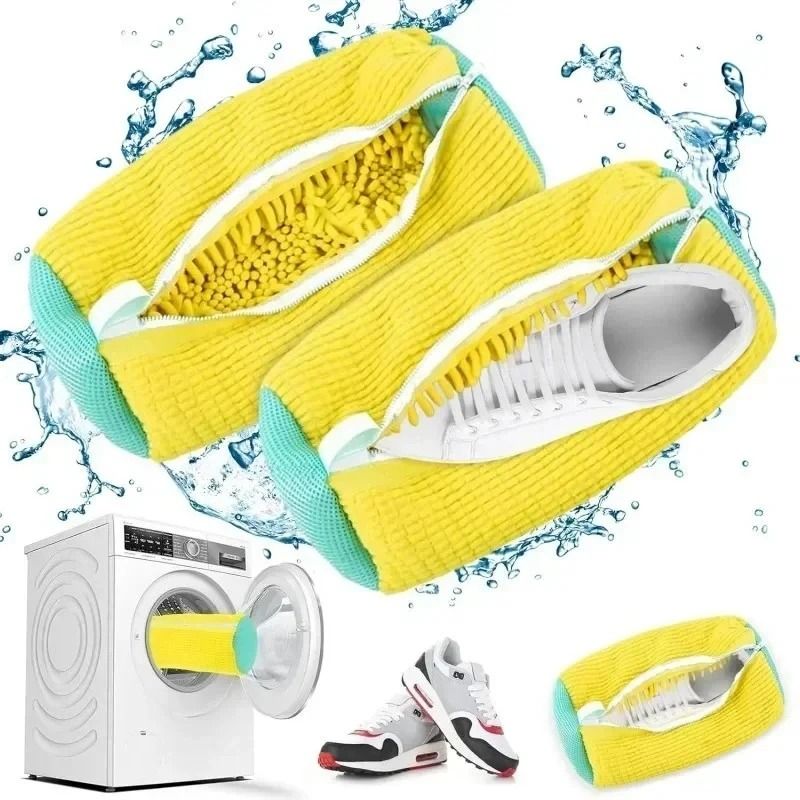 Machine Washable Shoe Washing and Drying Bag with Adjustable Strap