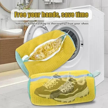 Machine Washable Shoe Washing and Drying Bag with Adjustable Strap