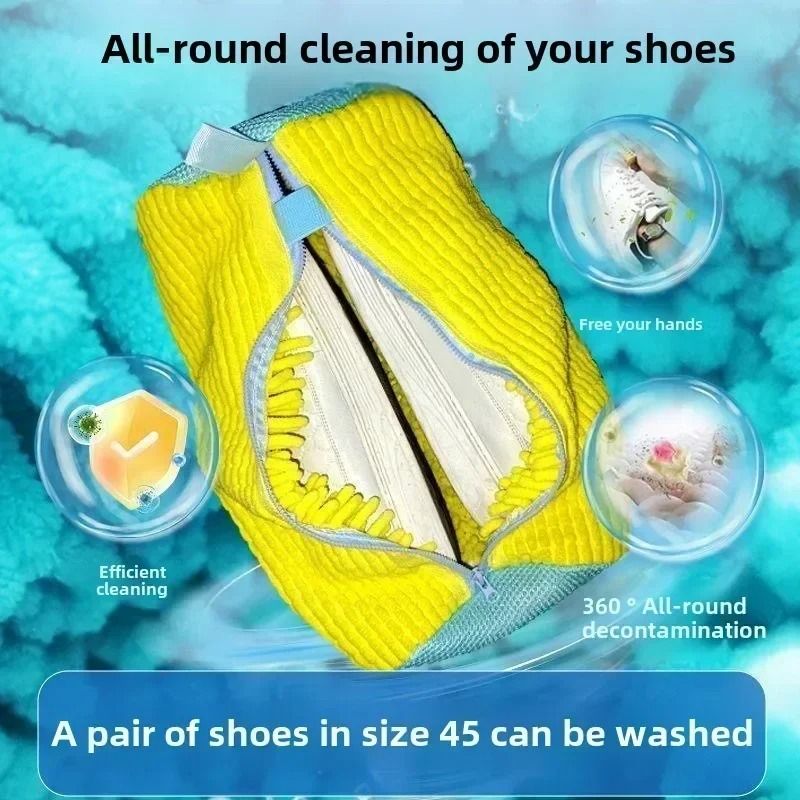 Machine Washable Shoe Washing and Drying Bag with Adjustable Strap