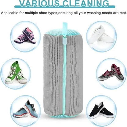 Machine Washable Shoe Washing and Drying Bag with Adjustable Strap