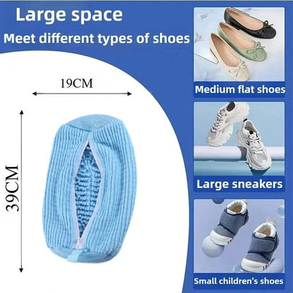 Machine Washable Shoe Washing and Drying Bag with Adjustable Strap