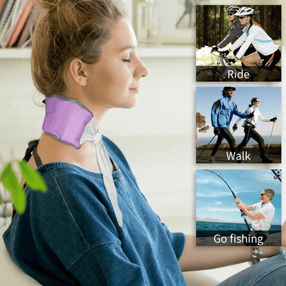 CoolComfort Evaporative Ice Neck Wrap Lightweight Reusable Cooling Scarf