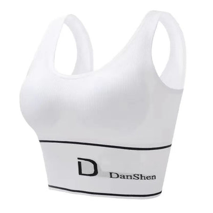 Women Seamless Deep U Yoga Sports Bra High Elasticity Wire Free