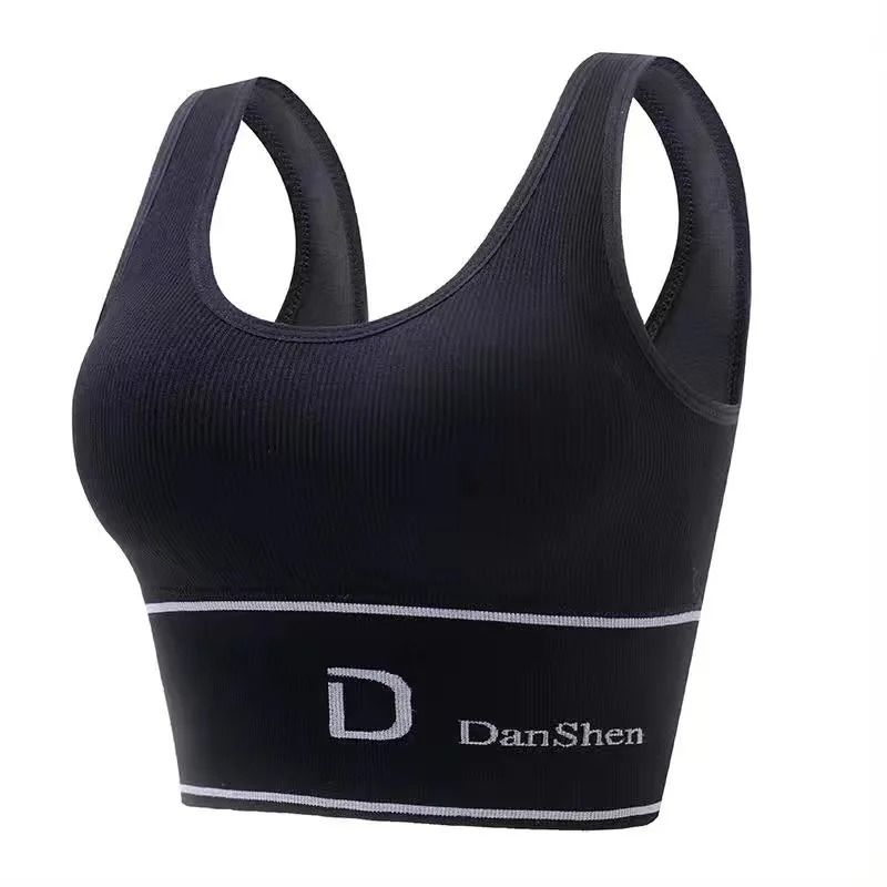 Women Seamless Deep U Yoga Sports Bra High Elasticity Wire Free