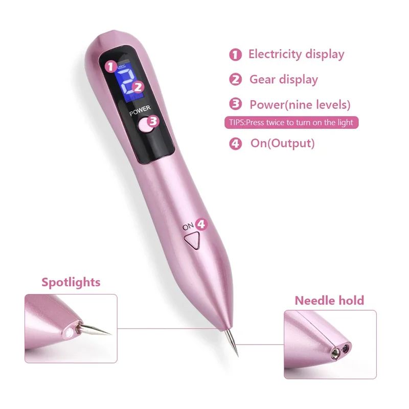 Beauty Laser Plasma Pen, Freckle Remove Pen, Wart Remover, Tattoo Remover, Skin Tag Removal & Spot Beauty Care Tool