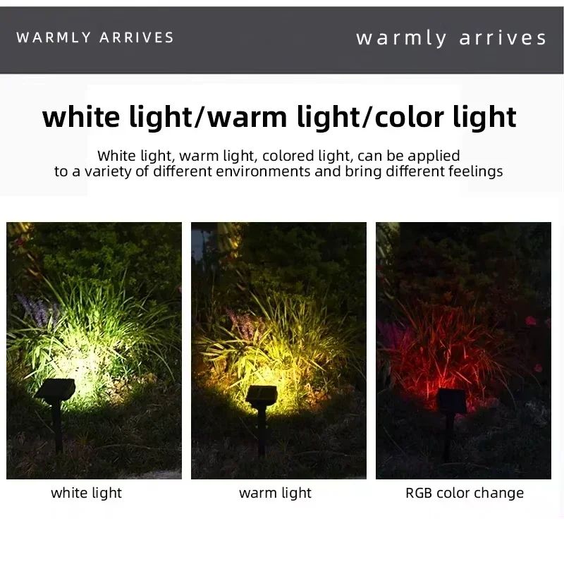 Ultra Bright 7LED Solar Light Spotlights, Outdoor Landscape Wall Light, Waterproof Adjustable Lawn Garden Yard Lighting