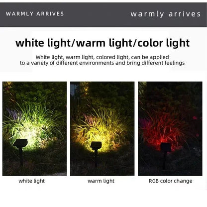 Ultra Bright 7LED Solar Light Spotlights, Outdoor Landscape Wall Light, Waterproof Adjustable Lawn Garden Yard Lighting