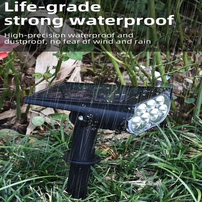 Ultra Bright 7LED Solar Light Spotlights, Outdoor Landscape Wall Light, Waterproof Adjustable Lawn Garden Yard Lighting
