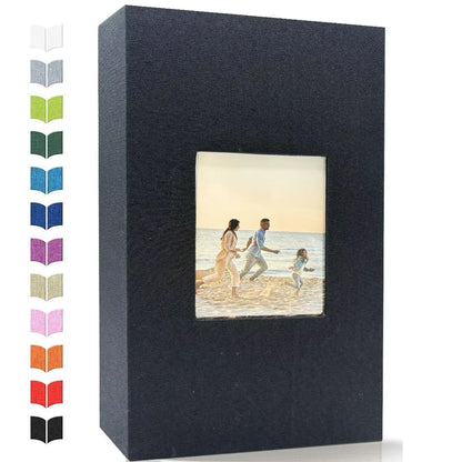 Linen 4x6 Photo Album – 600 Pocket Large Capacity Album with Horizontal & Vertical Display