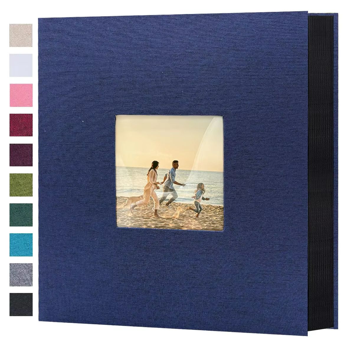 Linen 4x6 Photo Album – 600 Pocket Large Capacity Album with Horizontal & Vertical Display