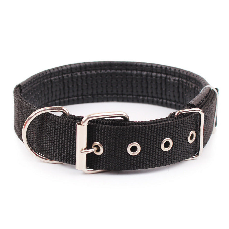 Solid Dog Collars, Durable Nylon Dog Collar for Dogs, Fits Teddy, Keji, Pitbull, Bulldog, Beagle