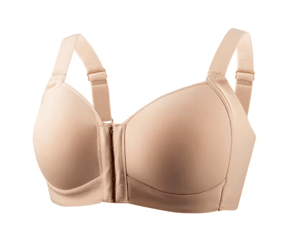 Front Closure Wireless Bralette Plus Size Seamless Comfort Bra
