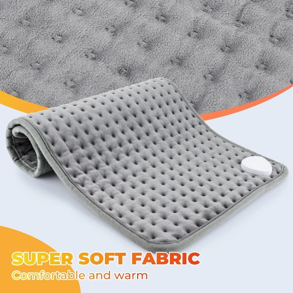 Cozy Electric Heating Pad Blanket for Back Neck and Shoulder Pain Relief