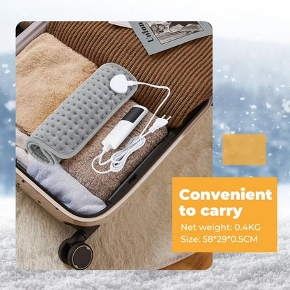 Cozy Electric Heating Pad Blanket for Back Neck and Shoulder Pain Relief