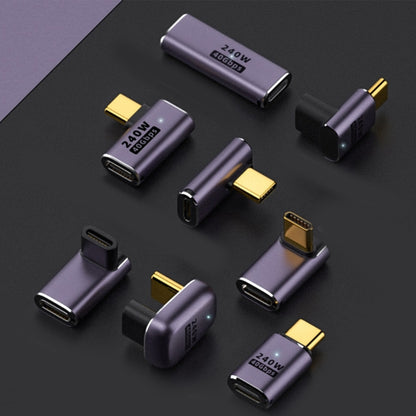 USB Type C Adapter 100W Metal, Fast USB C Female to Male OTG Converter, 40Gbps Data Transfer Charging Hub