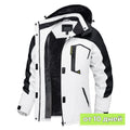 white with black