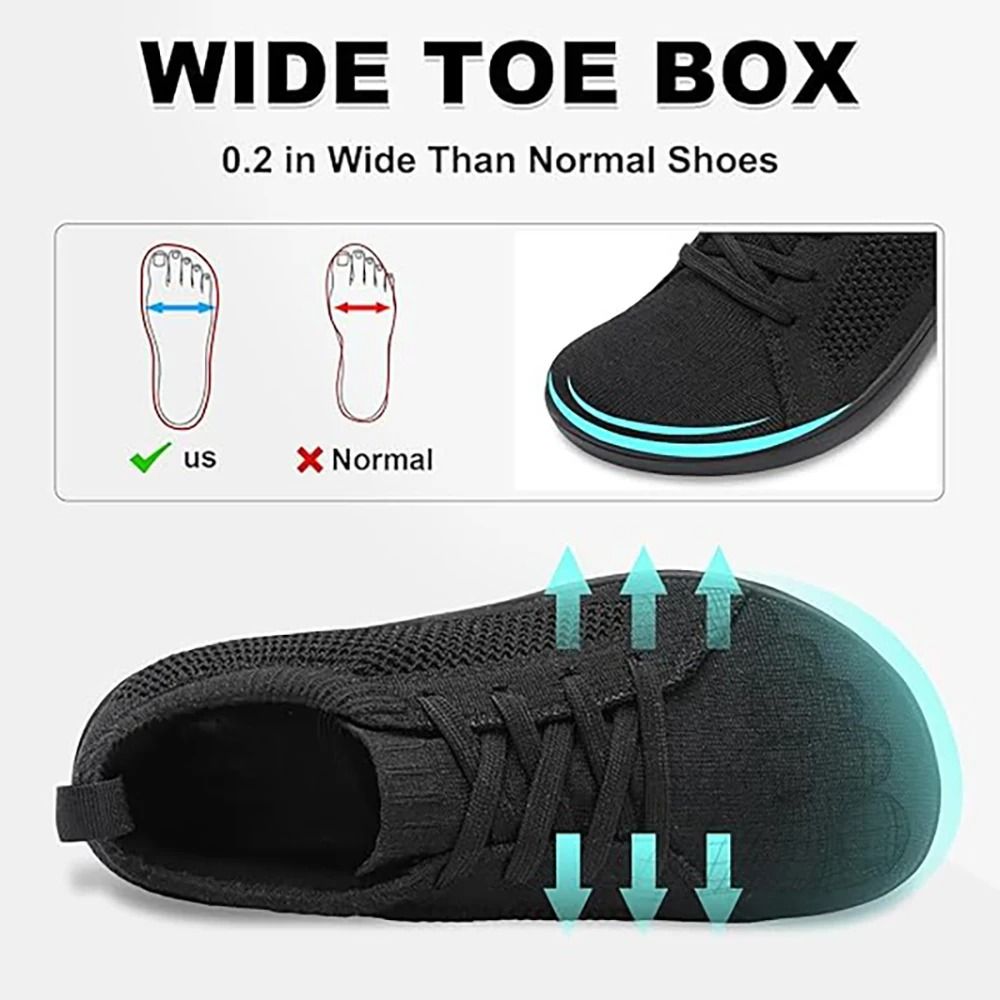Minimalist Barefoot Shoes Lightweight Wide Toe Running and Walking Shoes