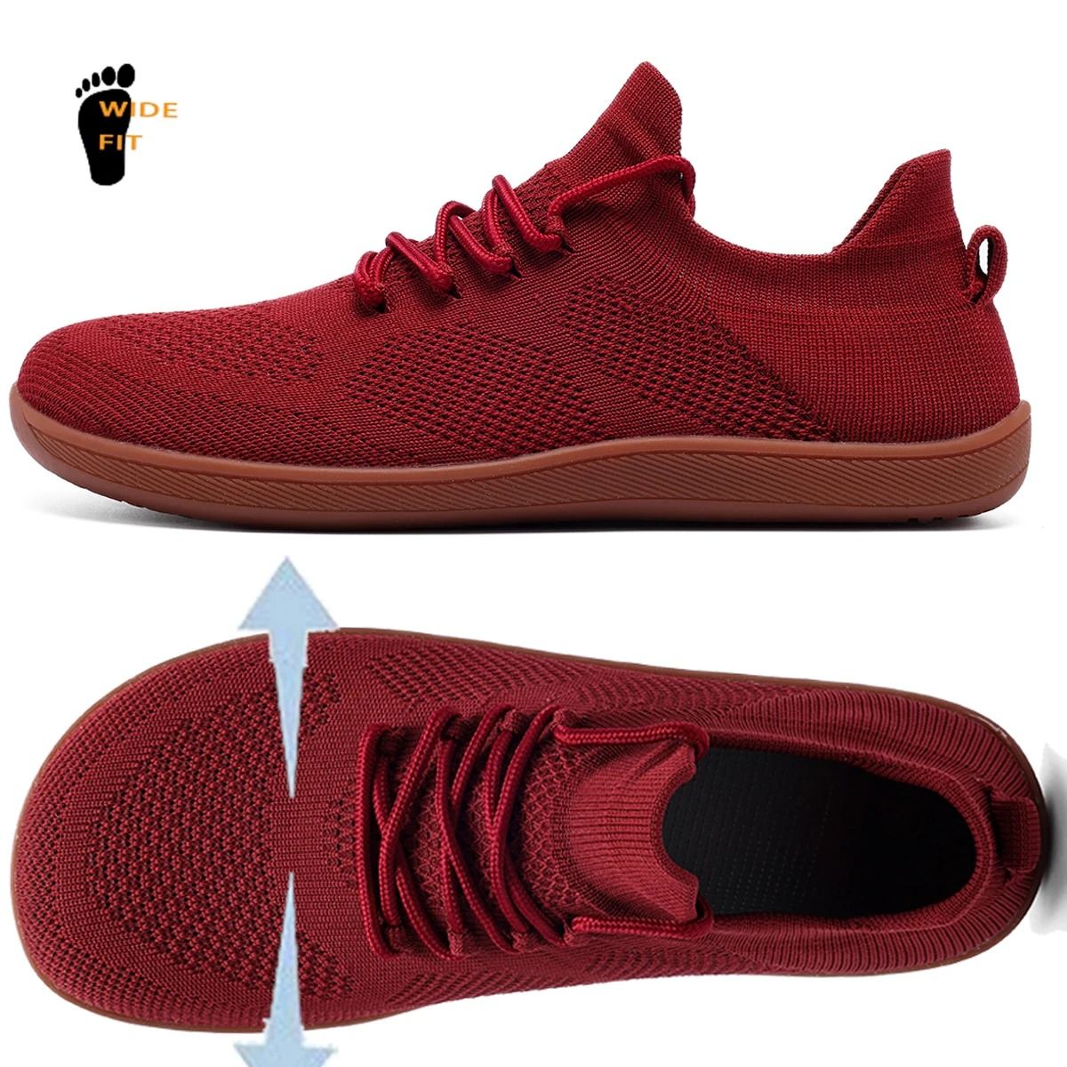 Minimalist Barefoot Shoes Lightweight Wide Toe Running and Walking Shoes