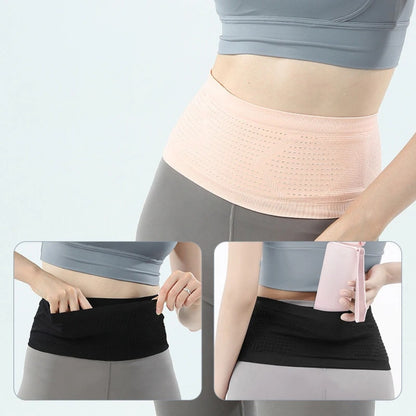Lightweight Breathable Phone Bag, Seamless Invisible Running Sports Fanny Pack, Portable Elastic Cycling Waist Belt