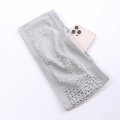 Lightweight Breathable Phone Bag, Seamless Invisible Running Sports Fanny Pack, Portable Elastic Cycling Waist Belt