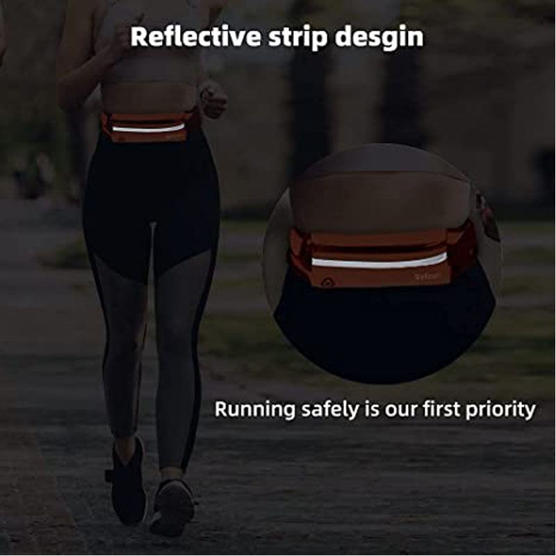 Men Women Sports Bag Waterproof Waist Belt Bag, Jogging Cycling Gym Fanny Pack, Lightweight Running Male Waist Bag