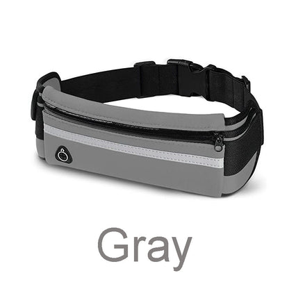 Men Women Sports Bag Waterproof Waist Belt Bag, Jogging Cycling Gym Fanny Pack, Lightweight Running Male Waist Bag