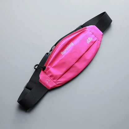 Sports Waist Bag Reflective Running Bag Pockets Waterproof Outdoor Waist Belts for Men Women Mobile Phone Case Holder