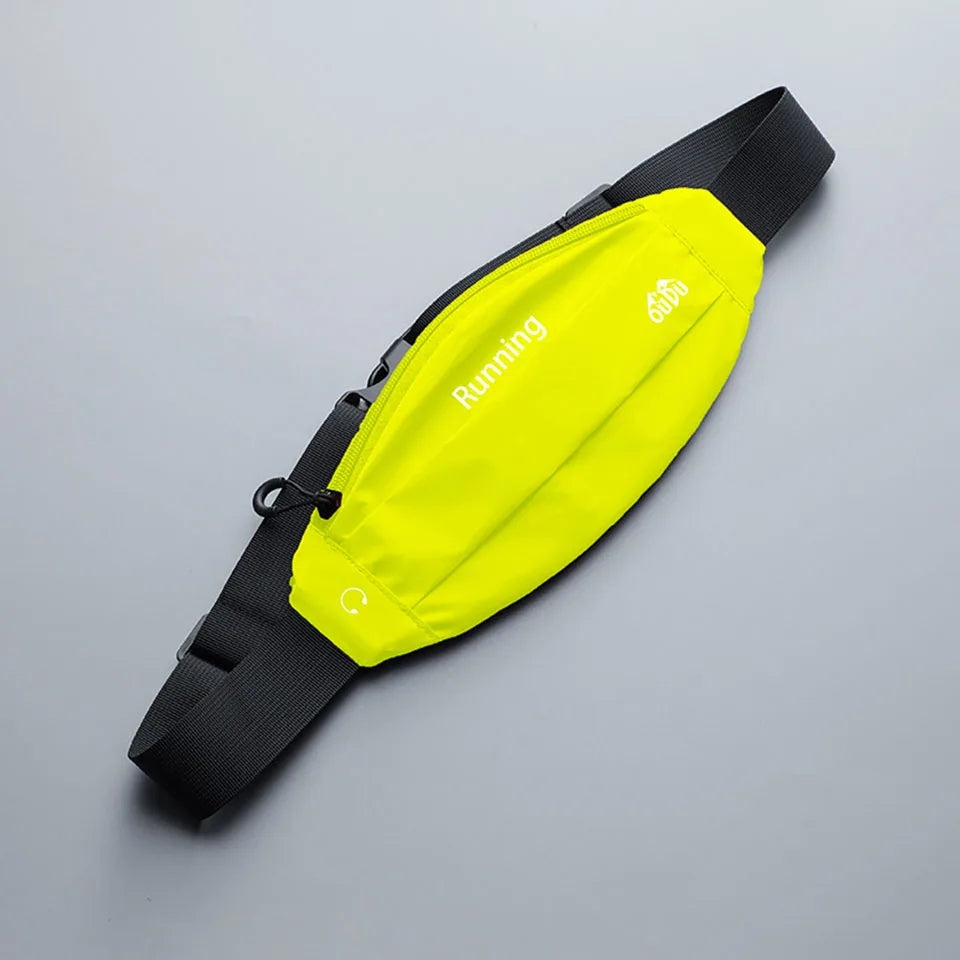 Sports Waist Bag Reflective Running Bag Pockets Waterproof Outdoor Waist Belts for Men Women Mobile Phone Case Holder