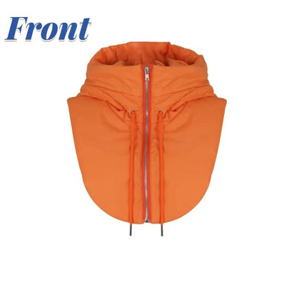Winter Cotton Thickened Hooded Jacket with Scarf & Beanie – Windproof Snow Protection for Men and Women