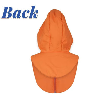 Winter Cotton Thickened Hooded Jacket with Scarf & Beanie – Windproof Snow Protection for Men and Women