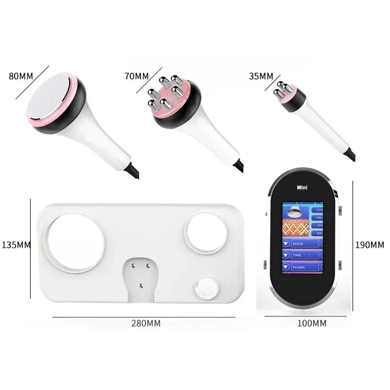 Achieve Salon-Perfect Body Contouring at Home, 40K Ultrasonic Cavitation Machine with Radiofrecuencia Corporal for Fat