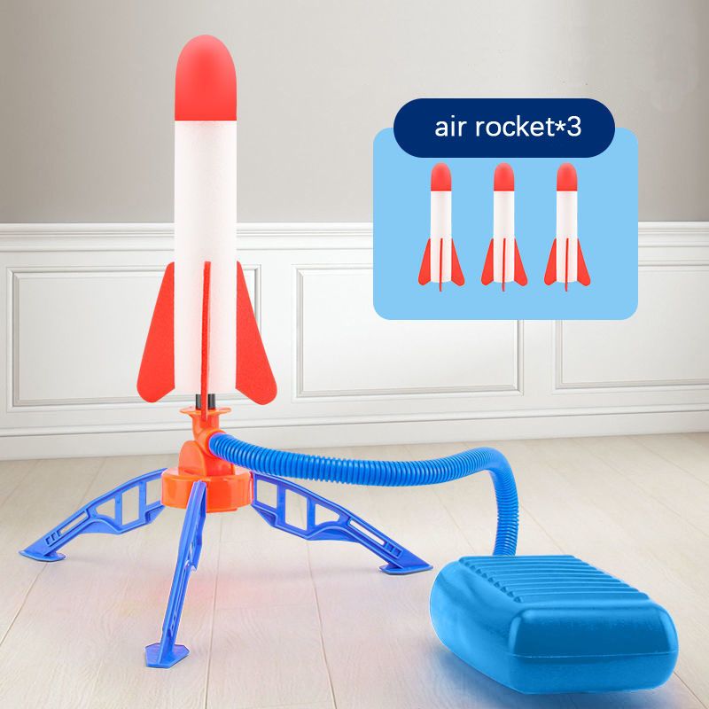 Ultimate Toy Rocket Launcher Set with 3 Foam Rockets - Perfect Kids Gift for Outdoor Fun